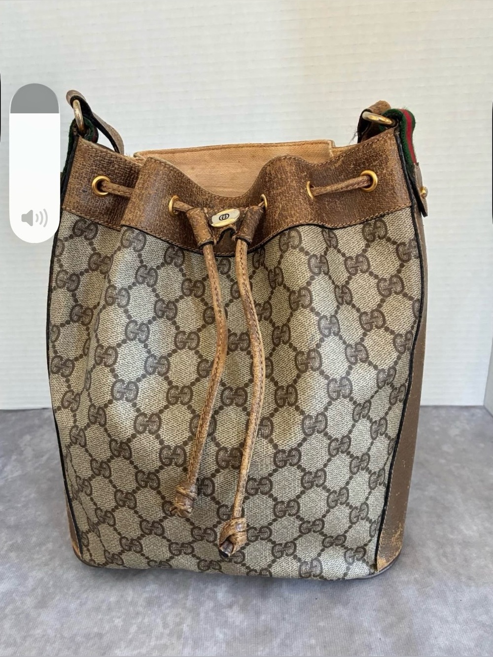 Authentic Gucci GG Supreme Bucket Bag – Entrupy Authenticated